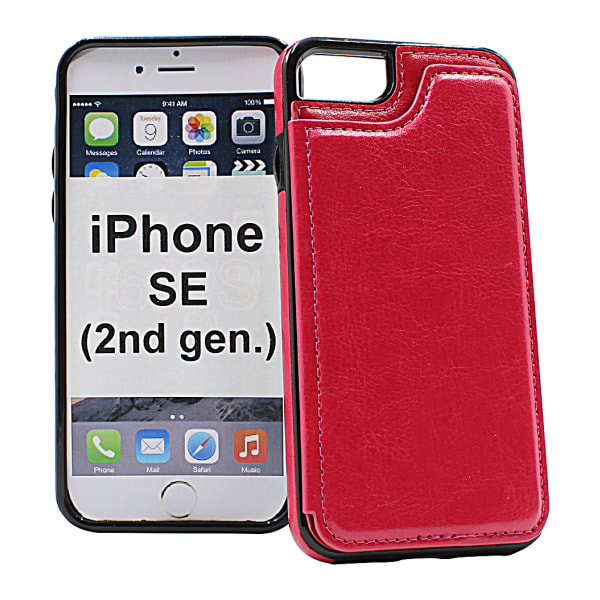 CardCase iPhone SE (2nd Generation) (Svart) Marinblå