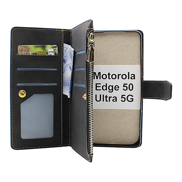 XL Standcase Lyxfodral Motorola Edge 50 Ultra 5G Brun