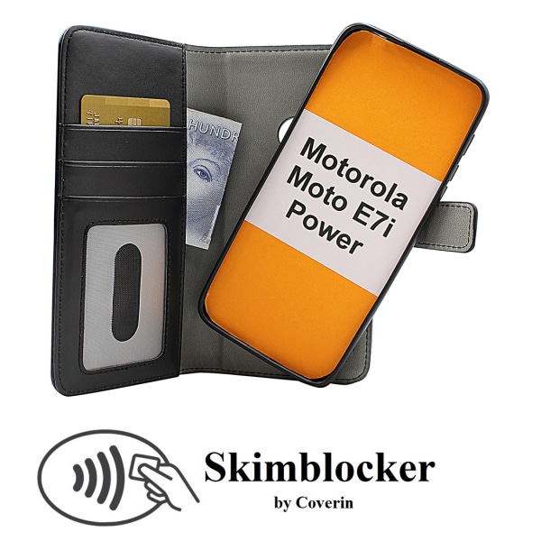 Skimblocker Magnet Fodral Motorola Moto E7i Power