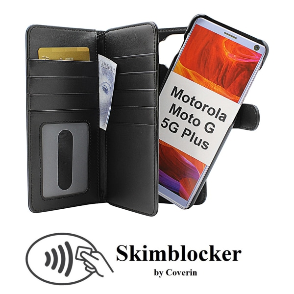 Skimblocker XL Magnet Fodral Motorola Moto G 5G Plus