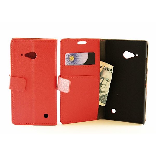 Standcase wallet Nokia Lumia 735 Röd
