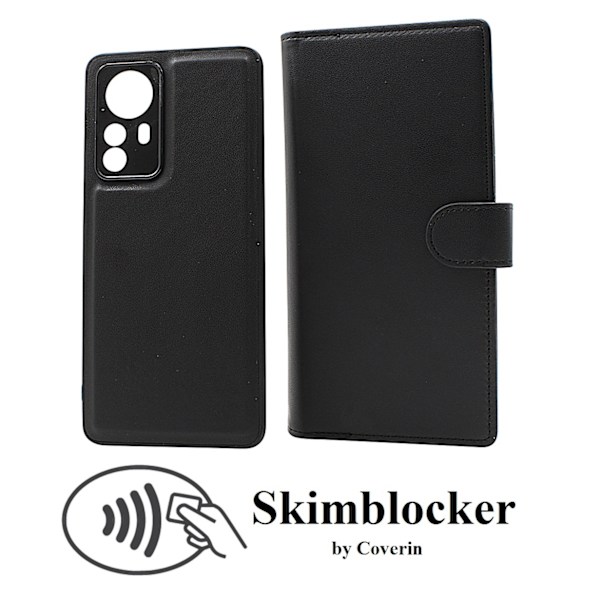 Skimblocker Xiaomi 12 Pro XL Magnet Plånboksfodral