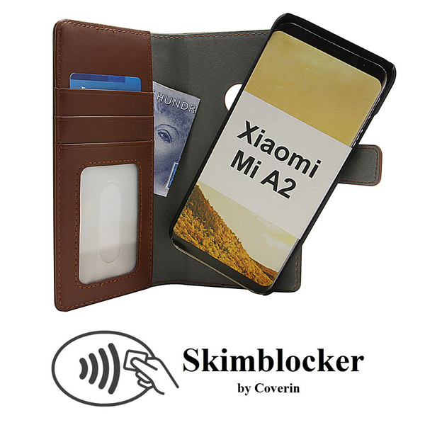 Skimblocker Magnet Wallet Xiaomi Mi A2