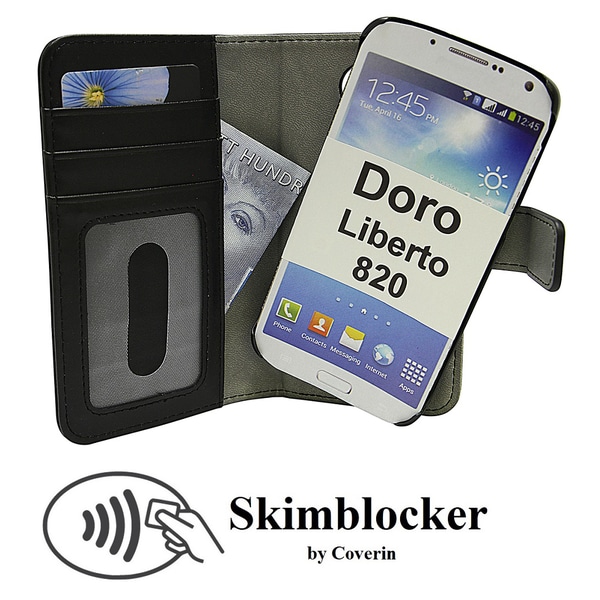 Skimblocker Magnet Wallet Doro Liberto 820 Svart