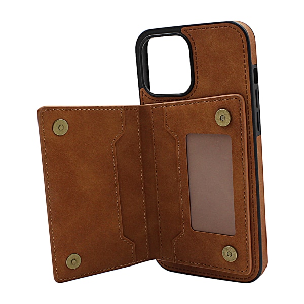 Lyx CardCase iPhone 13 Pro Max (6.7) Svart