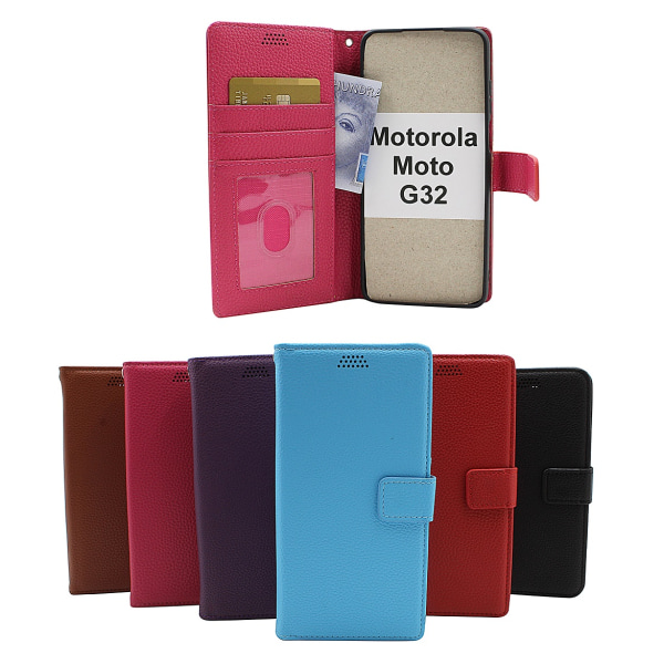 New Standcase Wallet Motorola Moto G32 Lila