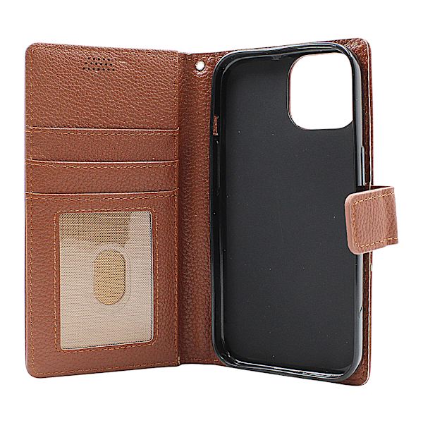 New Standcase Wallet iPhone 15 Brun