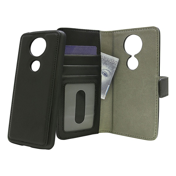 Skimblocker Magnet Wallet Motorola Moto E5 Plus Lila