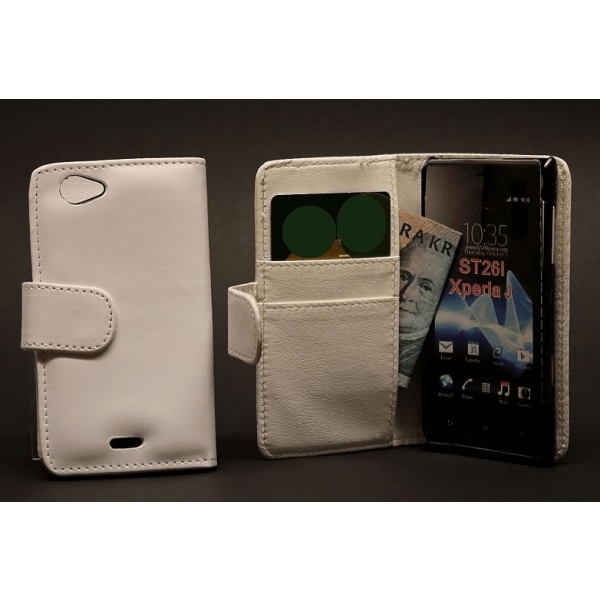 Plånboksfodral Sony Xperia J (ST26i) Svart