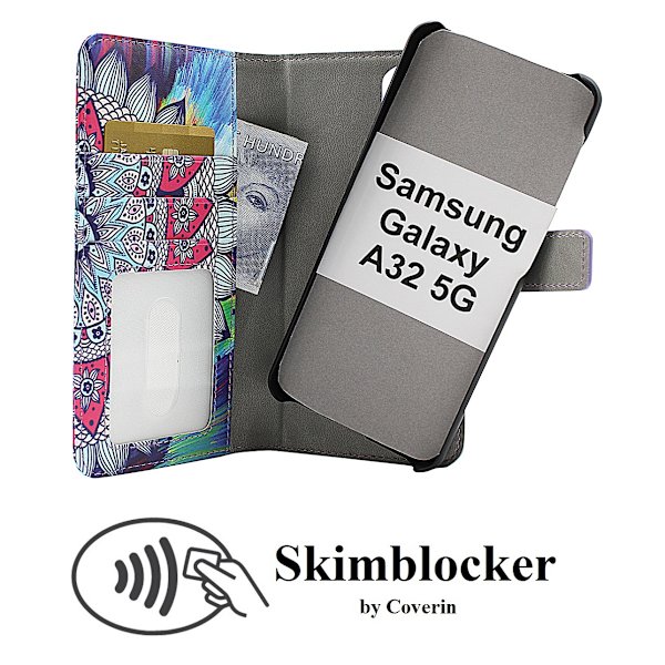 Skimblocker Magnet Designwallet Samsung Galaxy A32 5G