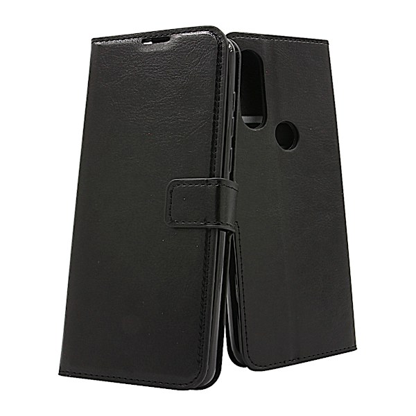 Crazy Horse Wallet Motorola One Vision Svart
