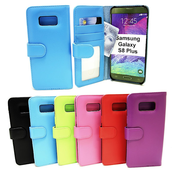 Plånboksfodral Samsung Galaxy S8 Plus (G955F) Hotpink