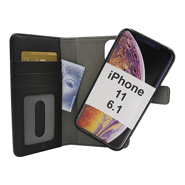Skimblocker Magnet Wallet iPhone 11 (6.1) Svart
