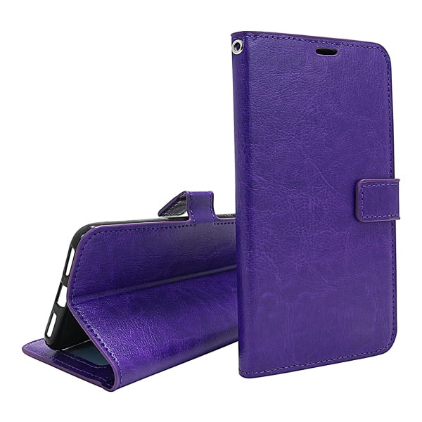 Crazy Horse Wallet Samsung Galaxy S22 Ultra 5G Lila