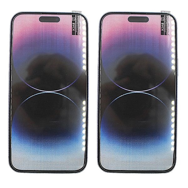2-Pack Härdat glas iPhone 15 Pro