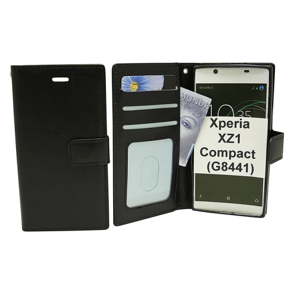 Crazy Horse Wallet Sony Xperia XZ1 Compact (G8441) Svart