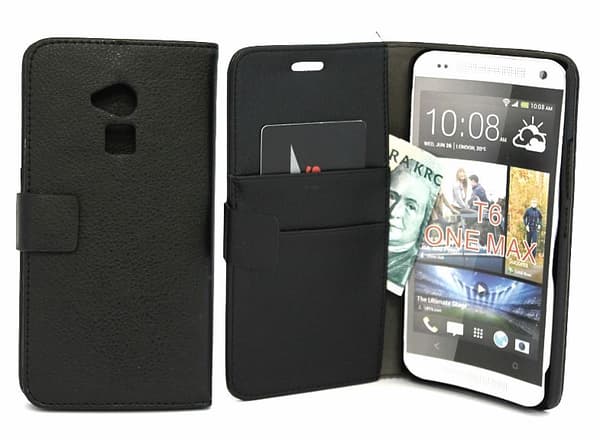 Standcase plånboksfodral HTC One Max (T6) Svart
