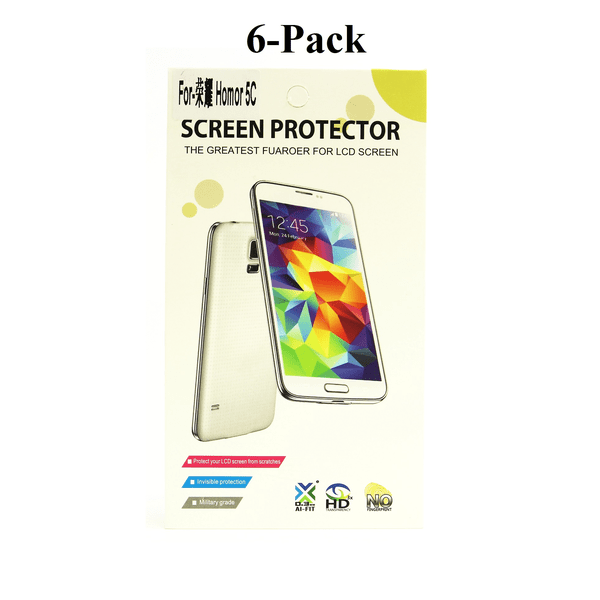6-Pack Skärmskydd Huawei Honor 7 Lite (NEM-L21)