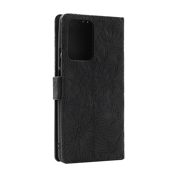 Flower Standcase Wallet Xiaomi 11T / Xiaomi 11T Pro Grå