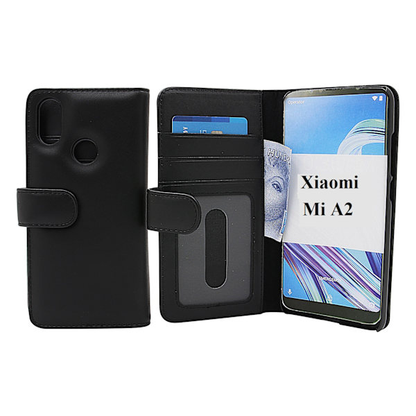 Skimblocker Plånboksfodral Xiaomi Mi A2 Svart