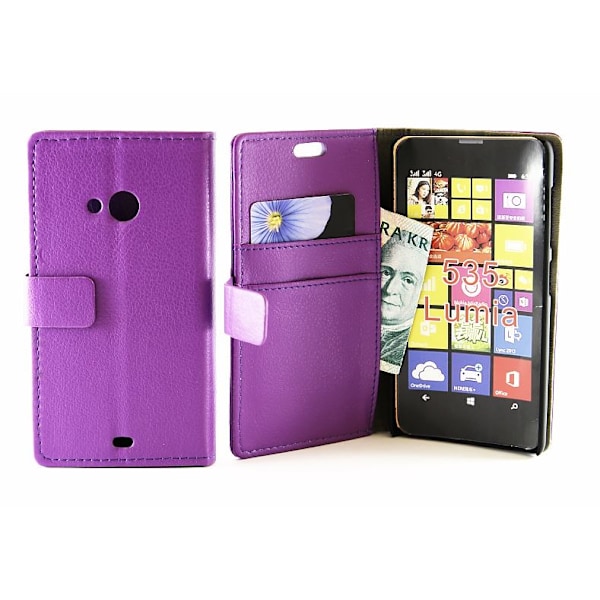 Standcase Wallet Microsoft Lumia 535 Lila