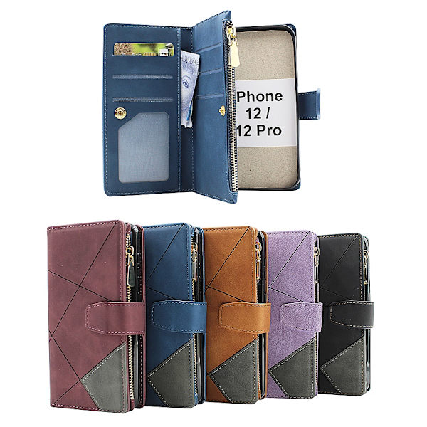 XL Standcase Lyxfodral iPhone 12 / 12 Pro (6.1) Lila