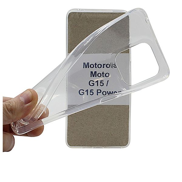 Ultra Thin TPU skal Motorola Moto G15