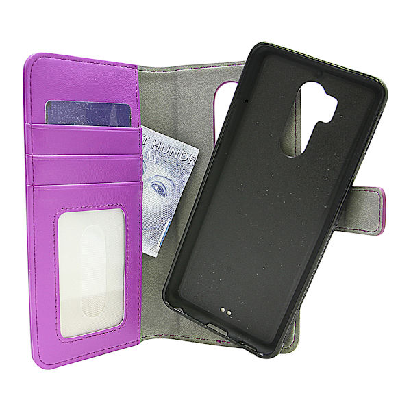 Skimblocker Magnet Wallet LG G7 ThinQ (G710M) Lila
