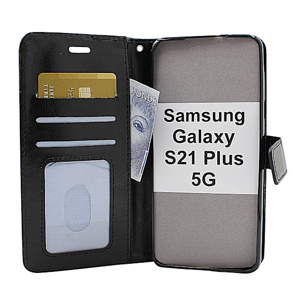 Crazy Horse Wallet Samsung Galaxy S21 Plus 5G (G996B) Svart