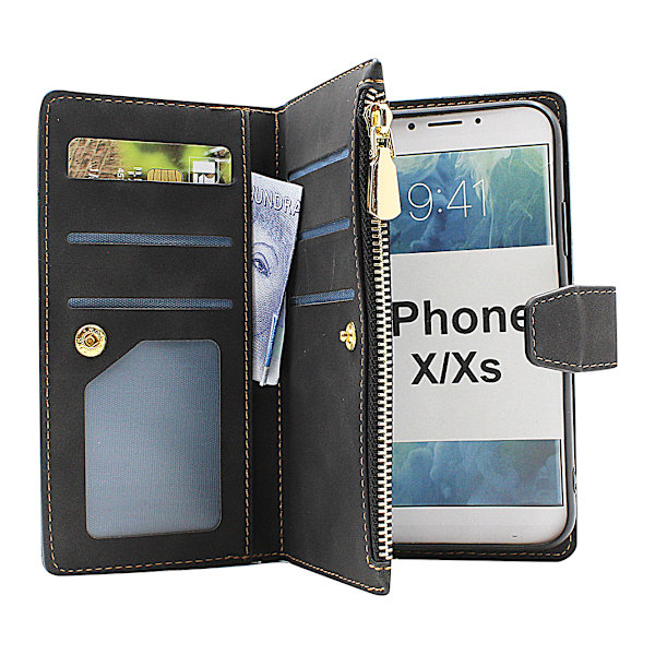 XL Standcase Lyxfodral iPhone X/Xs Svart