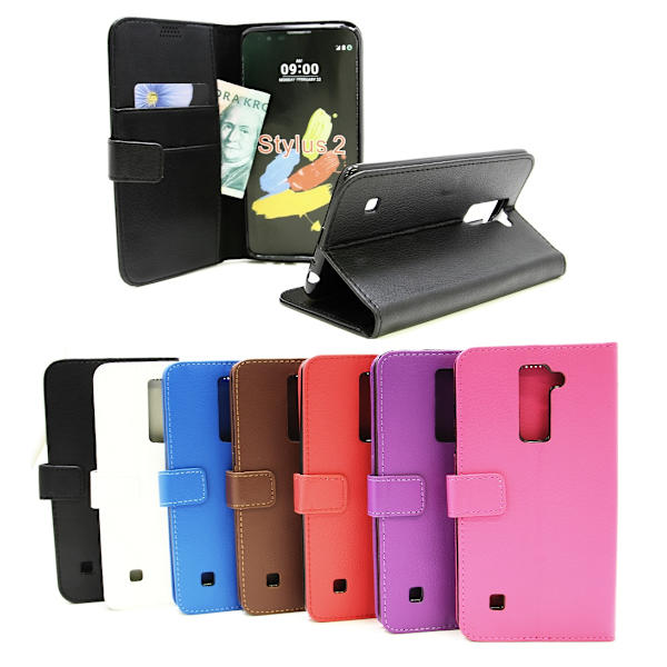 Standcase Wallet LG Stylus 2 (K520) Lila