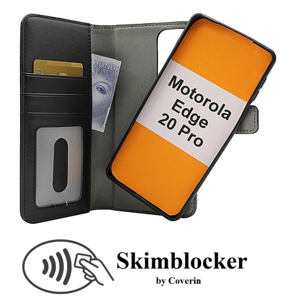 Skimblocker Magnet Fodral Motorola Edge 20 Pro
