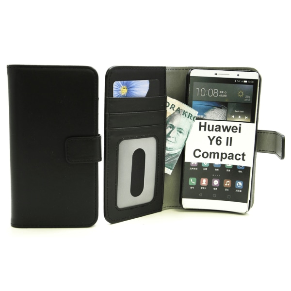 Magnet Wallet Huawei Y6 II Compact (LYO-L21) Svart (G325)