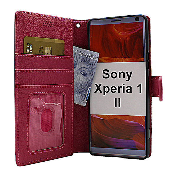 New Standcase Wallet Sony Xperia 1 II (XQ-AT51) Hotpink