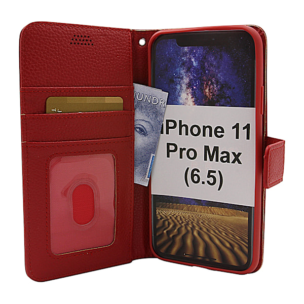 New Standcase Wallet iPhone 11 Pro Max (6.5) Röd