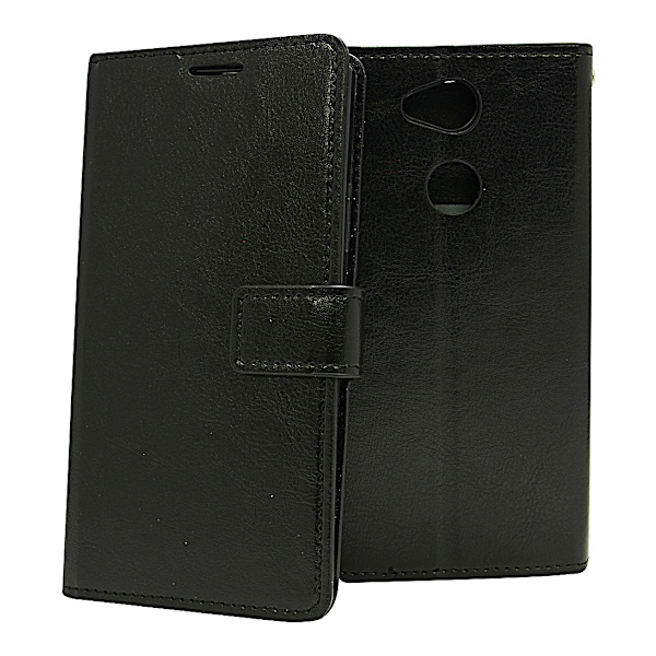 Crazy Horse Wallet Sony Xperia XA2 (H3113 / H4113) Svart