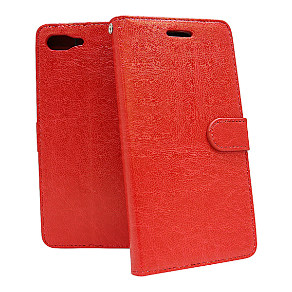 Crazy Horse Wallet Asus ZenFone 4 Max (ZC554KL) Röd