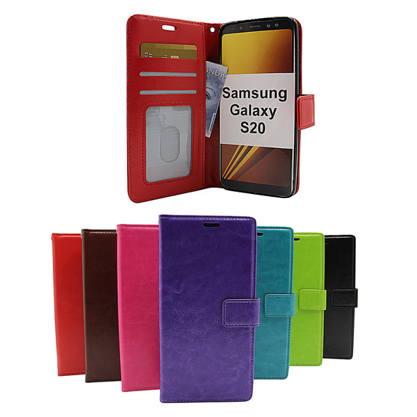Crazy Horse Wallet Samsung Galaxy S20 (G980F) Svart