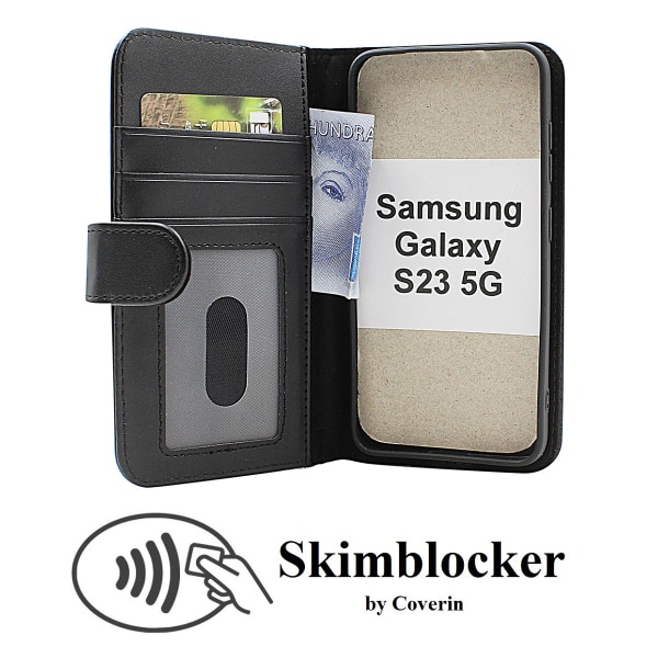 Skimblocker Plånboksfodral Samsung Galaxy S23 5G