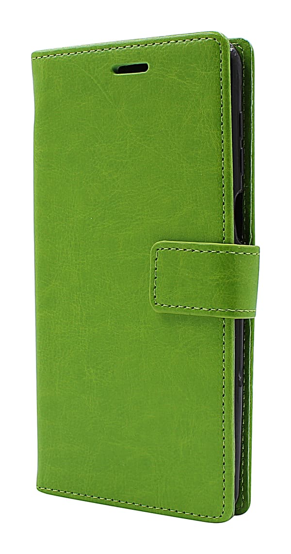 Crazy Horse Wallet Xiaomi Redmi Note 9s / Note 9 Pro Grön