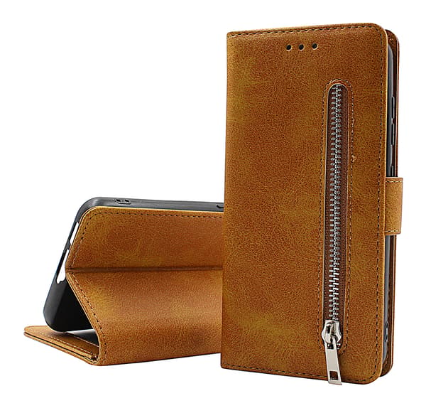 Zipper Standcase Wallet Google Pixel 8a 5G Svart