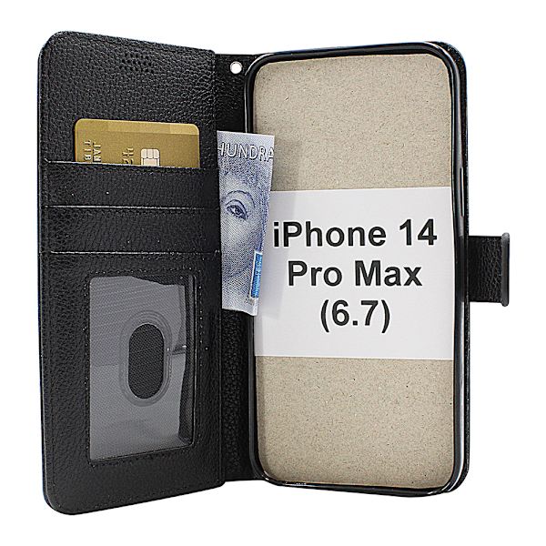 New Standcase Wallet iPhone 14 Pro Max (6.7) Hotpink