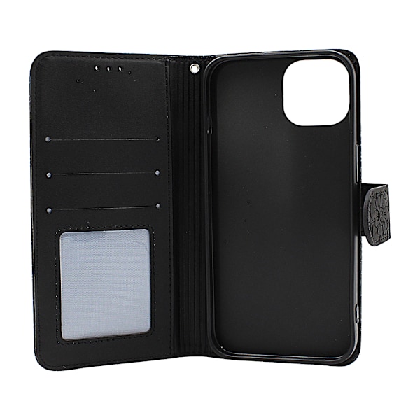 Flower Standcase Wallet iPhone 14 Pro (6.1) Lila