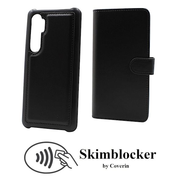 Skimblocker XL Magnet Wallet Xiaomi Mi Note 10 Lite (Svart)