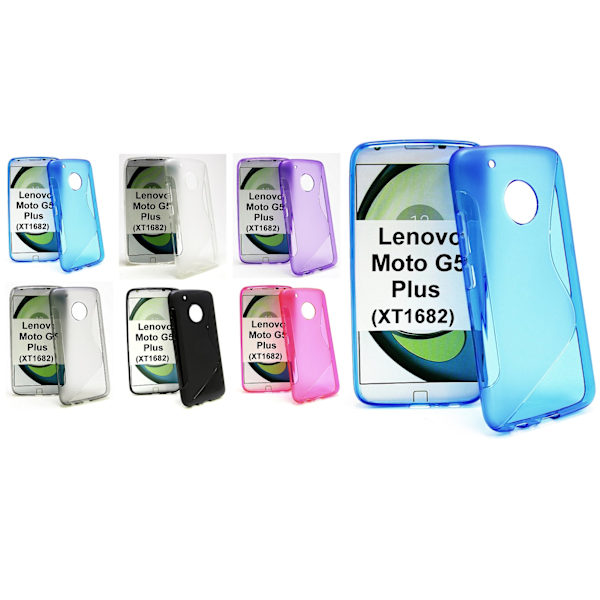 S-Line skal Lenovo Moto G5 Plus (XT1683) Svart