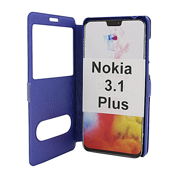 Flipcase Nokia 3.1 Plus Blå