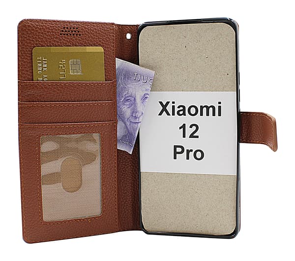 New Standcase Wallet Xiaomi 12 Pro Brun