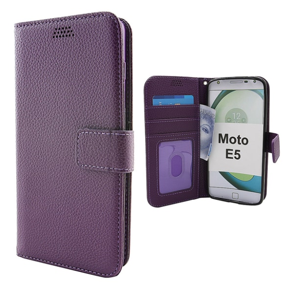 New Standcase Wallet Motorola Moto E5 / Moto E (5th gen) Blå