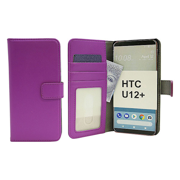 Skimblocker Magnet Wallet HTC U12 Plus / HTC U12+ Lila
