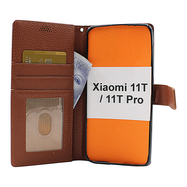 New Standcase Wallet Xiaomi 11T / 11T Pro Röd